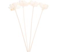 SUPVOX 4pcs Natural Handmade Aromatherapy Dried Lotus Flowers for Essential Oil Diffuser, Small Flower Crafts for Home and Office Decor