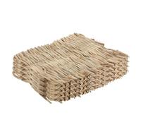 SUPVOX 4pcs Natural Rabbit Grass Nest Mats Soft Woven Bedding for Foot Protection and Comfortable Resting Suitable for Birds Hamsters and Small Animal Cages