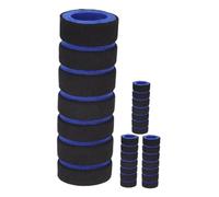 SUPVOX 4pcs Non-slip Kayak Paddle Grip Sleeves Soft Sponge Wraps Anti-skid Handle Covers for Comfortable Secure Paddling and Multipurpose Cycling Workout Gear