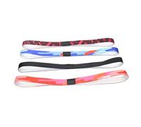 SUPVOX 4pcs Non Slip Sports Headbands for Men and Women Sweat Absorbing Elastic Hairbands for Running Yoga Cycling Basketball Comfortable and Flexible Outdoor Exercise Hairbands