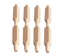 SUPVOX 4pcs Pillars for Dollhouse Unfinished Roman Style Posts Accessory for Miniature Gardens and Home Decor Scale Dollhouse Furniture