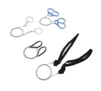 SUPVOX 4pcs Portable Survival Saws with Loop Handle for Outdoor Camping Hunting Fishing Lightweight Compact Emergency Cutting Tools for Explorers and Outdoor Enthusiasts