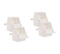 SUPVOX 4pcs Practical Bird Feeder Birdcage External Water Cup Bird Feeder Bowl Feeding Cup Cage Food Bowl Water Holder for Pigeons Parrots
