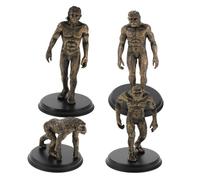 SUPVOX 4pcs Prehistoric Human Figurines Educational Figures Plastic Primitive Human Model for History Education Teaching Aid School Home Interactive Learning
