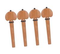 SUPVOX 4pcs Professional Tuning Pegs for Cello Wooden Cello Tuning Pegs Smooth Finish