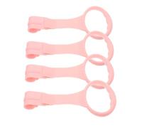 SUPVOX 4pcs Pull Up Rings for Crib Stand Up Rings Lightweight Walking Assistant for Safe Smooth Grips for Developing Mobility and Confidence