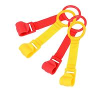 SUPVOX 4pcs Pull up Rings for Playpen Hand Pull Rings As Walking Assistant for Nursery Stand up Support