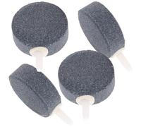 SUPVOX 4pcs round Air Stone Aquarium Oxygen Diffuser Bubble Stone for Fish Tank Sand Material Adds Beautiful Scenery Safe for Living Things Can be Washed Repeatedly