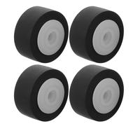 SUPVOX 4pcs Rubber Pinch Roller for Tape Recorder and Cassette Player, Replacement Pulley Wheel Accessory for Recorder Machine Maintenance, 13x8x6.3x2.0mm, Suitable for Amplifier