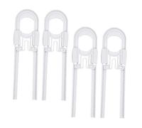 SUPVOX 4Pcs Safety Locks U Shape Multifunctional Cabinet Locks Easy Installation Reusable for Pets