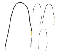 SUPVOX 4pcs Shielded Guitar Pickup Wiring Harness Cable for Electric Bass Guitar Volume Control Chord Connector Repair Instrument Accessories