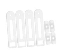 SUPVOX 4pcs Sliding Cabinet Locks Childproof Latch for Kitchen Cupboards Drawers Refrigerator Doors Safety Lock U-Shaped Design Easy Adult Operation Multipurpose Household Protection