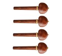 SUPVOX 4pcs Solid Wood Cello Pegs Tuning Shaft Handles for Cello Accessories Sturdy Musical Instrument Parts