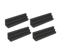 SUPVOX 4pcs Soundproofing Panels Insulation Material for Home School Gym Church Restaurant Office Black Sound Deadening