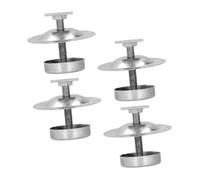 SUPVOX 4pcs Stainless Steel Beehive Feet Stable Structure and Ants Prevention for Beekeepers, Sturdy Beehive Stand Bases Suitable for Yard and Farm Use