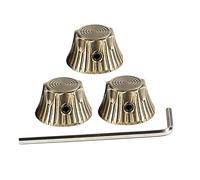 SUPVOX 4pcs Sunflower Metal Knob for Guitar Volume Control Set Hex Key for Electric Guitar Switch Knob Metal Material