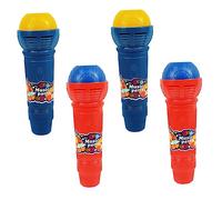 SUPVOX 4pcs Toy Microphone for Boys and Girls Echo Microphone Toy for Stage Performance Lip Sync Cosplay Random Color