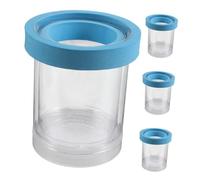 SUPVOX 4pcs Transparent Aquarium Fish Breeding Box for Small Tanks Floating Incubator with Isolation for Betta Shrimp Guppy Clownfish Fry Safe Nursery Divider Hatchery