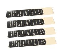 SUPVOX 4Pcs Violin Fretboard Stickers for Beginners Stick Finger Position Markers Anti-sweat Violin Intonation Stickers Practice Helper for Accurate Note Training