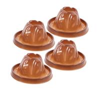 SUPVOX 4pcs Volcanic Eruption Base Models Realistic Science Experiment Volcano Kit Reusable Educational Props for Classroom Demonstration and DIY Science Projects