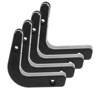 SUPVOX 4pcs Wall Mounted Barbell Storage Rack Heavy-duty Weight Plate Holder for Home Gym Fitness Equipment Space-saving PP Board Design