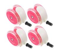 SUPVOX 4pcs Wheels Stroller Replacement Swivel Wheels for Walker Use Stem Caster Design