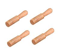 SUPVOX 4pcs Wooden Singing Bowl Mallet for Yoga Meditation Nepalese Sound Bowl Practice