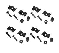 SUPVOX 4sets Metal Guitar Button Guitar Lead String Device for Electric Easy Install Screws