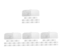 SUPVOX 4sets Replacement Filters for Pet Water Dispenser Cat Dog Water Fountain Filters Filtration Mat Pet Supplies 12pcs*4
