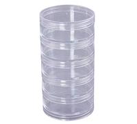 SUPVOX 5 Layer Diamond Rhinestone Compartment Box Storage Box for DIY Art Craft Jewelry Nail Accessory