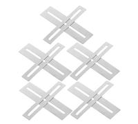 SUPVOX 5 Pairs Metal Guitar Fretboard Shield Pads for Fingerboard Maintenance Precise Polishing and Fret Removal Compatible with Electric Acoustic and Bass Guitars Easy to Use Luthier
