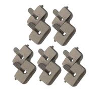 SUPVOX 5 Pairs Oil Resistant Semi Metallic Bicycle Disc Brake Pads for E Bike Mountain Bike Fit for Hybrid Cycles Quick Response and Stable Performance City Streets and Rough Trails
