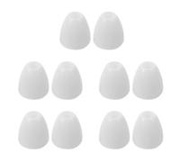 SUPVOX 5 Pairs Soft Silicone Stethoscope Earbud Replacement Tips with Gourd Shape and Smooth Finish for Comfort and Reduced Friction, Suitable for Doctors and Nurses, White for Noise