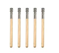 SUPVOX 5 Pcs Sketch Pencil Extenders Set, Artistic Wooden Pencil Lengtheners with Single-end Holder, Sturdy Extension Rods for Students and Drawing Use in Classroom and Office