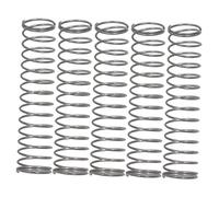 SUPVOX 5 Pcs Trumpet Springs Set Short Key Button Replacement Accessories for Trumpet Silver Brass Instrument Parts