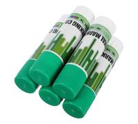 SUPVOX 5 Pcs Water-resistant Livestock Marking Crayons Smooth Glide Green Crayons for Cattle Pigs Sheep Goats Reliable Identification for Farming and Medical Treatments
