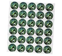SUPVOX 5 Sheets PVC Seed Pot Label Stickers Round Self-Adhesive Garden Plant Tags for Hydroponic Seedlings and Planting Baskets Seed Pot Stickers for Indoor Outdoor Gardening