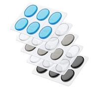 SUPVOX 5 Sheets Silicone Drum Mute Pads High Viscosity Self-adhesive Damping Cushions Assorted Colours for Snare Drum Practice and Sound Control