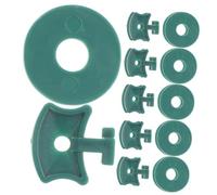 SUPVOX 50 Sets Greenhouse Clips with Washers for Insulation Netting and Plant Hanging Aluminum Fixing Clamps for Garden Netting Lightweight Shading Holders for Greenhouse Flower Hangers
