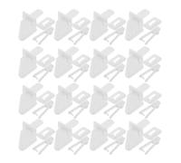 SUPVOX 50 Sets Plastic Self-locking Control Horn with Clevis and Screws for Rc Airplane Model Aircraft, 4 Hole Micro Servo Control Horn, Easy Installation and Sturdy Metal and Plastic