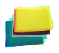 SUPVOX 50 Sheets A4 Colored Cellophane Sheets for Crafts Translucent Plastic Film for DIY Wrapping Kindergarten Art Projects and Light Diffusing Decoration 10 Colors