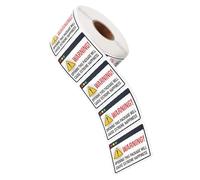SUPVOX 500pcs Adhesive Shipping Envelope Labels Rectangular Sealing Stickers for Small Business Packaging and DIY Scrapbooking, Self-Adhesive Box Stickers for Party Sealing and Parcel