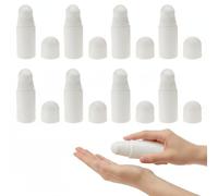 SUPVOX 50Ml Refillable Roller Bottles with Leak-Proof Smooth Plastic Balls for Essential Oils Aromatherapy Perfume and Lip Balm Travel Size Diy Containers