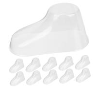 SUPVOX 50pairs Shoe Form Inserts Boy Girl Shoes Display Support Stand Plastic Feet Models for Organizers for Tree Storage and Display