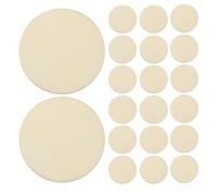SUPVOX 50pcs 100mm Unfinished Natural Wood Discs, 2mm Thick Round Wooden Circles for DIY Crafts, Painting, Home Decoration, ’ Handcrafts, Christmas Ornaments, Blank Wood Slices
