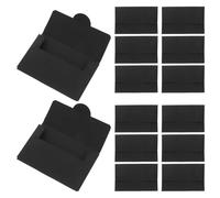 SUPVOX 50PCS Black Paper Card Sleeves for Credit Cards VIP Membership Hotel Key and Business Writable Printable Protectors and Organizers for Collection and Packaging