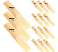 SUPVOX 50pcs Eb Saxophone Reeds Alto Saxophone Reed Strength Traditional for Beginner Instrument Accessories Part