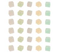 SUPVOX 50pcs Glow Dark Miniature Candy Cubes Fake Sugar Toys Kawaii Beads Craft Charms Dollhouse Decor