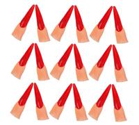 SUPVOX 50pcs Halloween Fake Fingers Trick Props Halloween Finger Tips Cosplay Realistic Fake Magician Tricks Props Spooky Scary Plastic