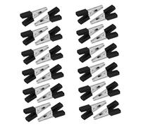 SUPVOX 50pcs Iron Bird Cage Door Clips with Escape Lock Secure Pet Cage Door Retainers for Budgie Cockatiel Small Animals User Friendly One Hand Operation Compact Design for Birdcages and